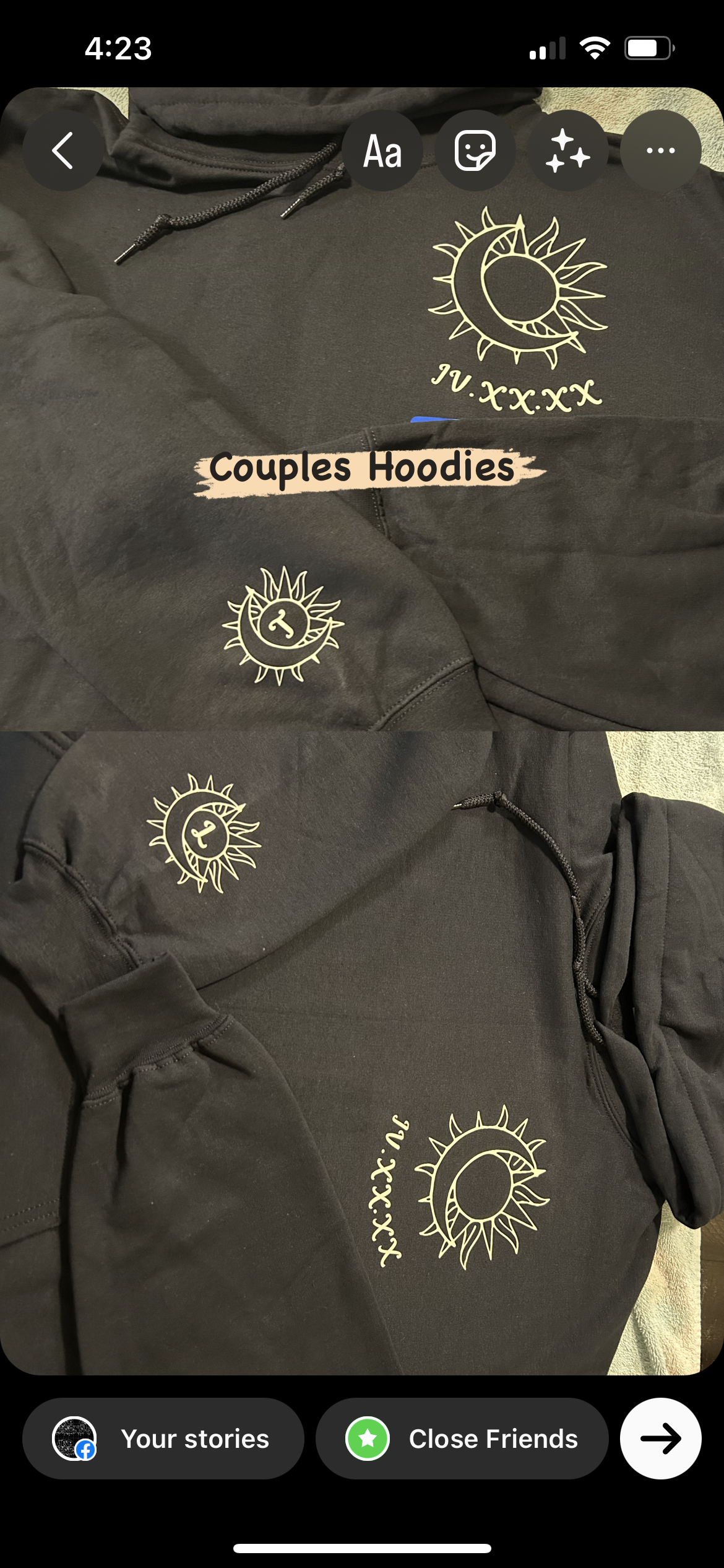 💕Couples Hoodies!💞with Custom Design